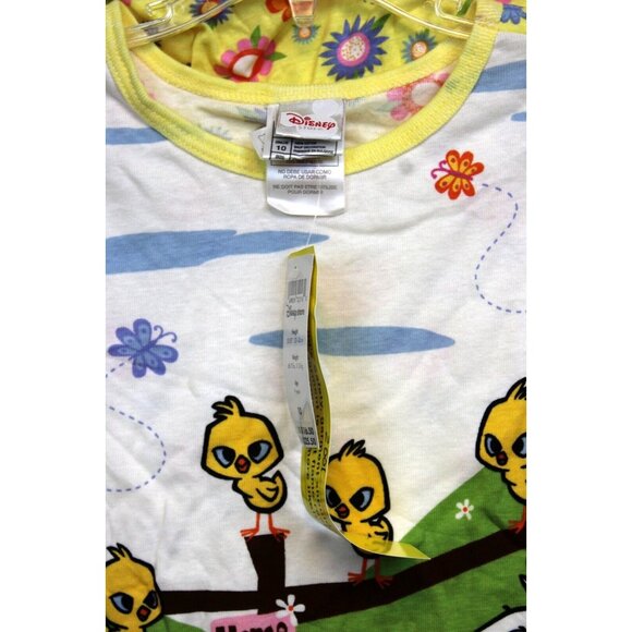 NEW Disney Home on the Range PJ 2pc Set Summer Shorts Pajamas Flowers Farm sz 10 - Picture 8 of 8